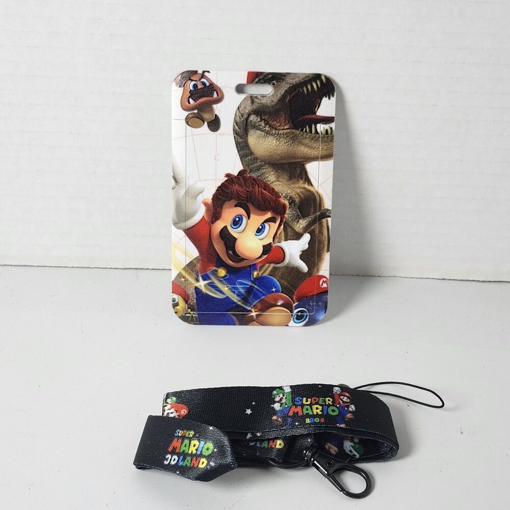 Super Mario ID Badge Holder And Lanyard